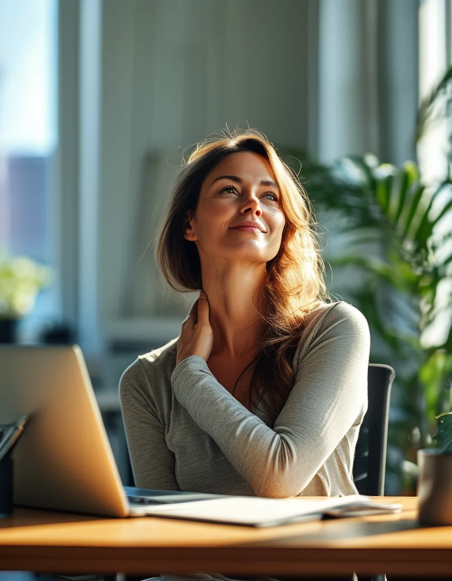 Tech Neck: The 4-Move Reset for the Hours Your Head Spends Ahead of Your Spine
